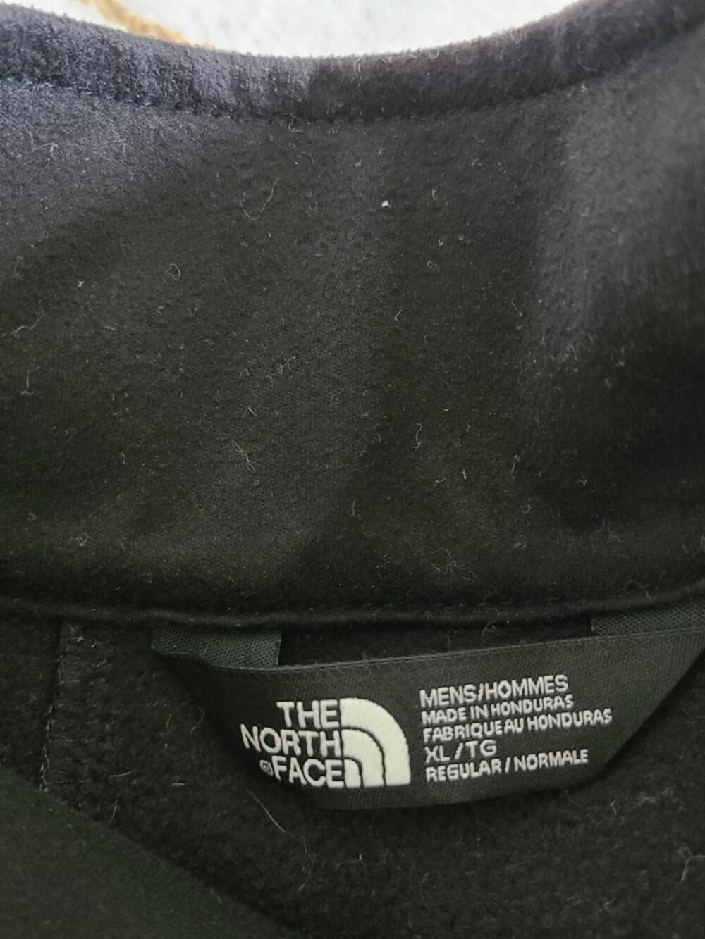 The North Face A2RE7 Men’s XL Black Softshell Jacket Apex Fleece Lined Full Zip - Picture 8 of 10